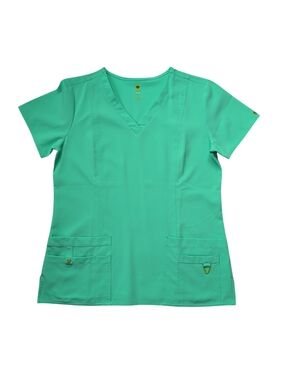 Med Couture Activate Energy Scrub Nursing Top MEDIUM Sea Crystal Green SECR 8408